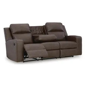 Lavenhorne Manual Reclining Sofa with Drop Down Table