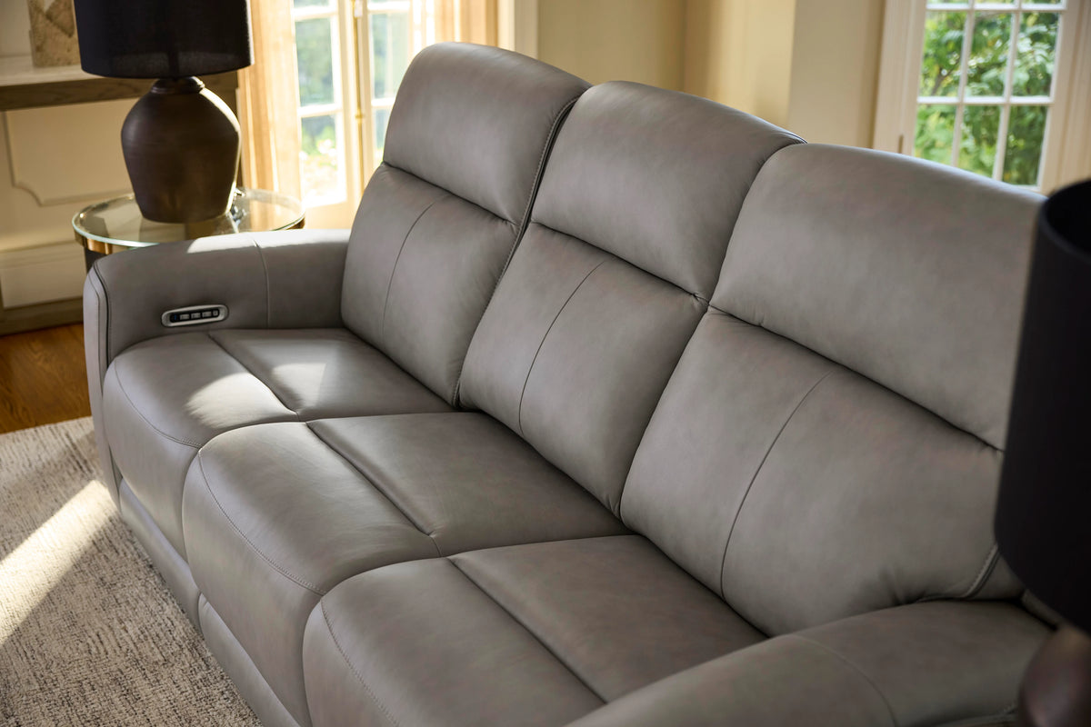 5Z-Relaxation Dual Power Leather Reclining Sofa