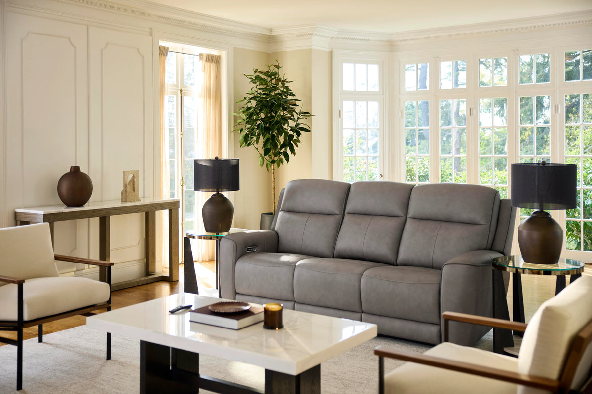 5Z-Relaxation Dual Power Leather Reclining Sofa