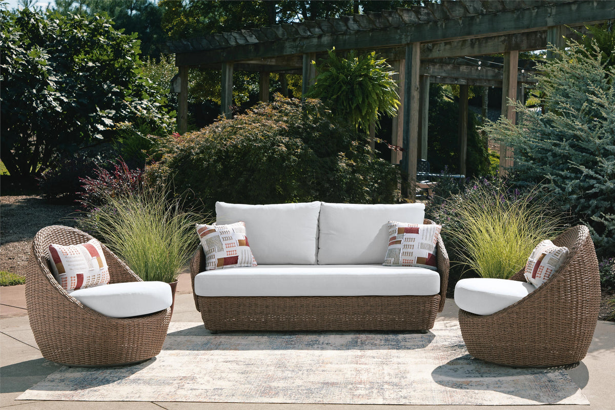 Double Point 3-Piece Outdoor Conversation Set