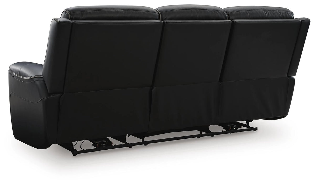 5Z-Relaxation Dual Power Leather Reclining Sofa